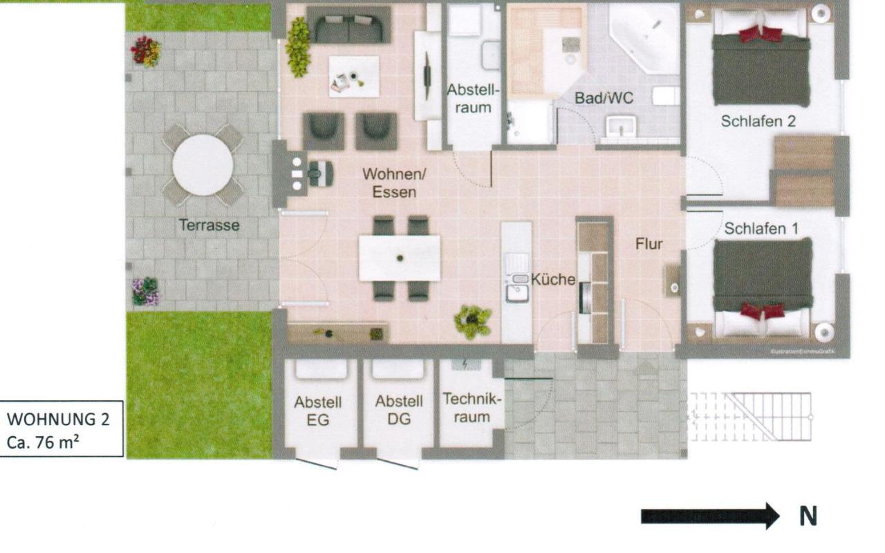 5*Ferienwohnung Seeblick 2 Wendisch Rietz Luaran gambar